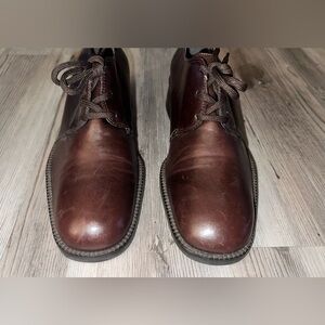 Bandolino Womens Brown Leather Oxford Shoes Size 8